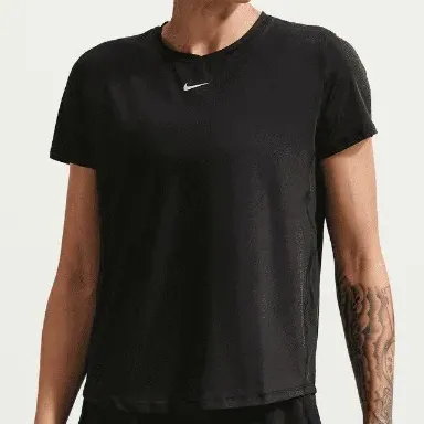 Polera Nike One Classic Mujer Negro
