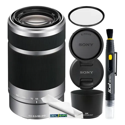 Lente Sony E 55-210mm F/4.5-6.3 Oss E-mount Prata (sel55210