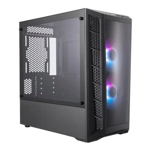 Gabinete Cooler Master Masterbox Mb320l Argb 2 Ventiladores Color Negro