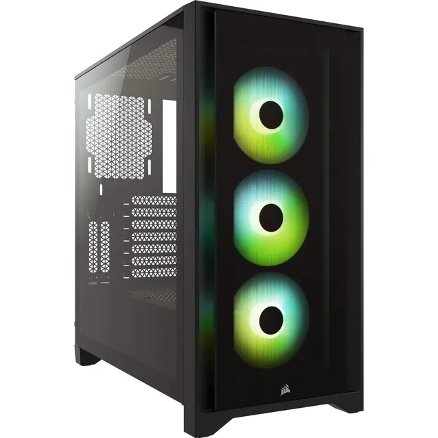 Corsaircaja De Pc De La Pc De La Torre Mid-tower De Icue 400