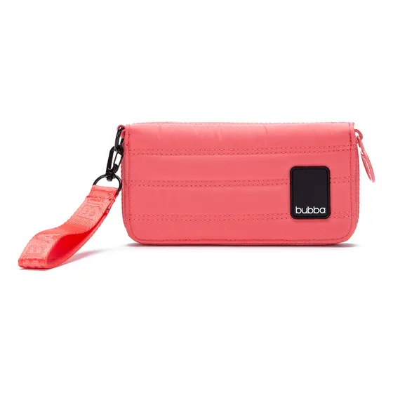 Monedero Bubba Essentials Bubba Con Diseño Liso Color Rosa De Cuero Sintético