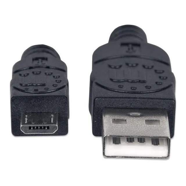 Cable Manhattan Usb A Macho - Micro B Macho 1.8m Negro 3 /vc