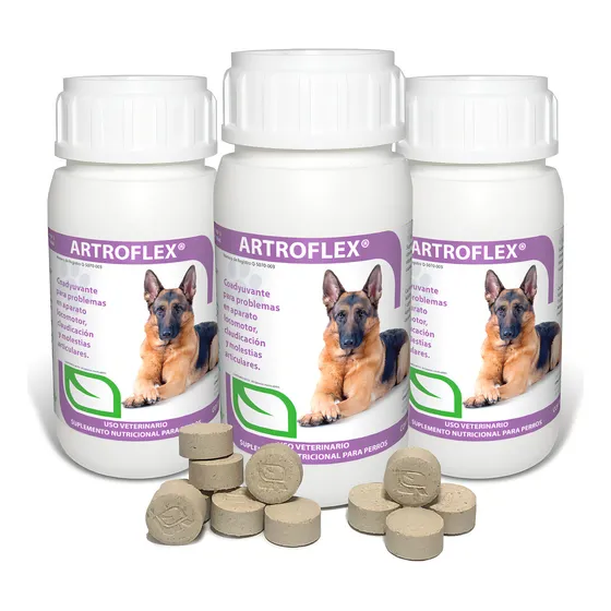 Artroflex 180 Tabletas Suplemento Vitaminas Proteínas Para Perros