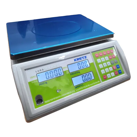 Balanza Comercial Kretz Lura 30 Kg Visor Bajo Sin Mastil
