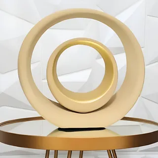 Vaso Decorativo Kit2 Peças Cerùmica Enfeite Argola Rack Sala Vaso Decorativo Kit2 Peças Cerùmica Enfeite Argola Rack Sala