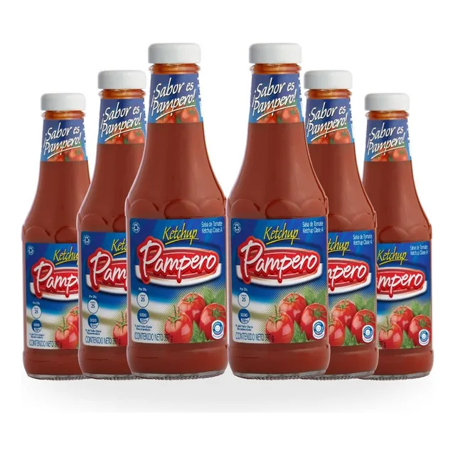 Ketchup Pampero 397g Pack 6und