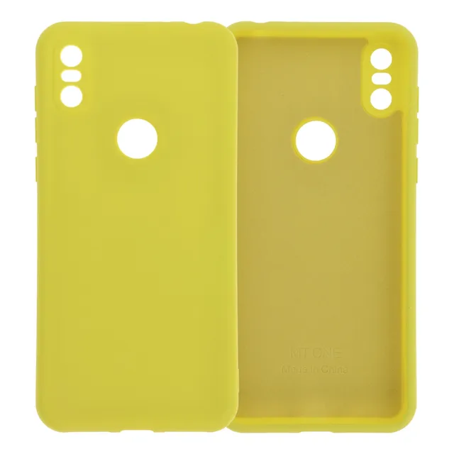 Capa Capinha Case Lisa Para Motorola One Silicone Aveludada