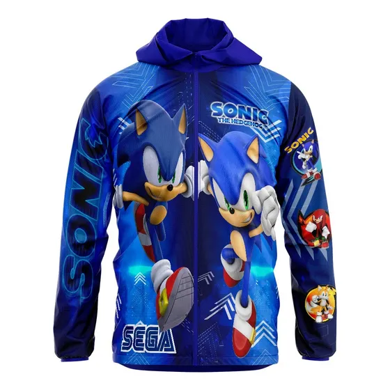 Chaqueta Antifluido De Sonic Para Niños 