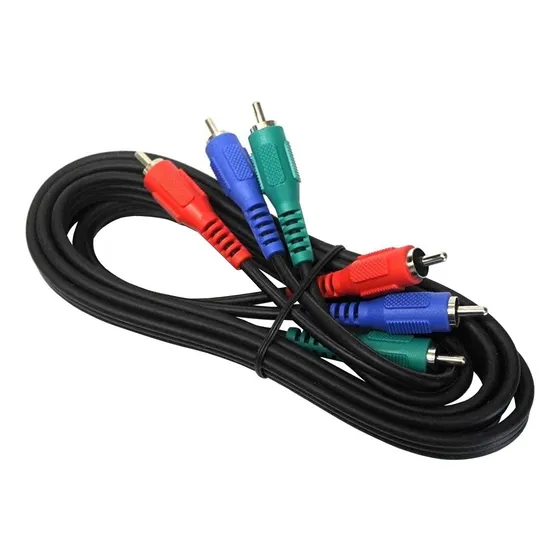 Cable Componente Rojo, Azul, Verde Rca Tv, Vcr ,dvd