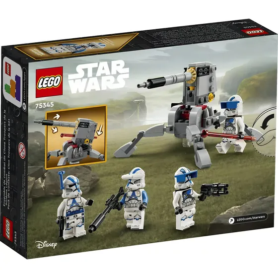 Lego Star Wars - 501st Clone Troopers Battle Pack - 75345 Cantidad De Piezas 119