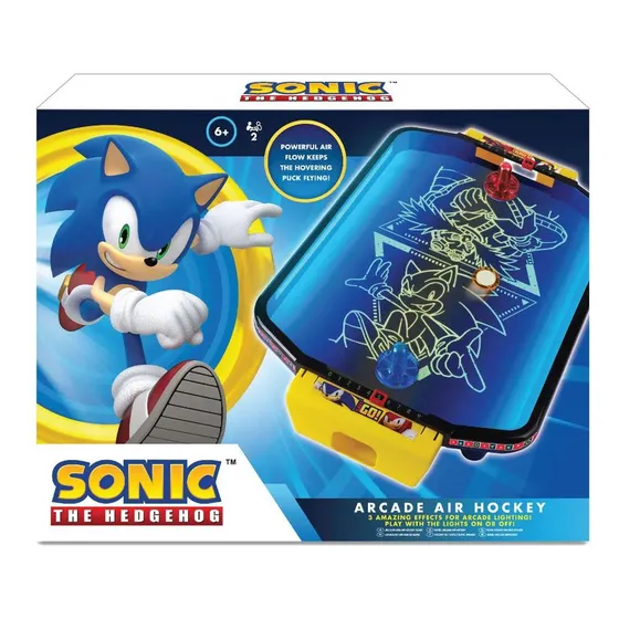 Juego De Mesa Sonic Máquina Arcade Air Hockey