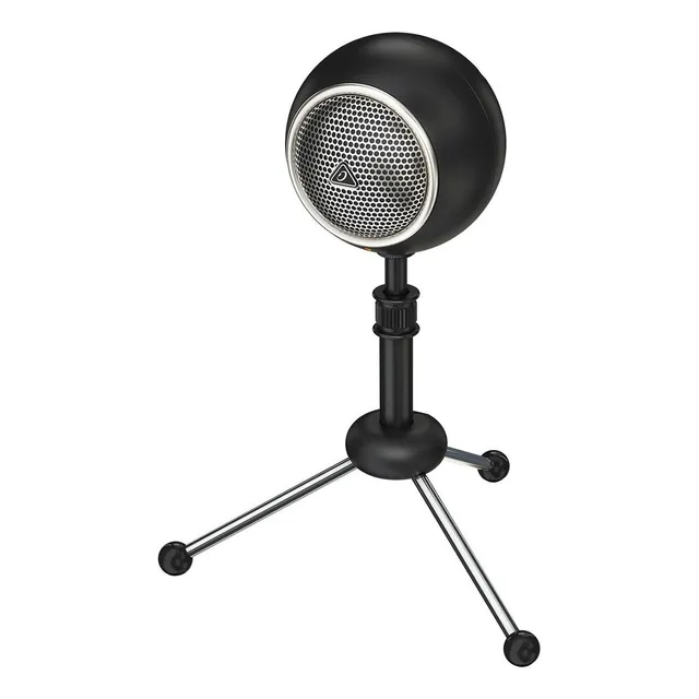 Micrófono Behringer Usb Vintage Bomb Podcast Gamer Estudio Color Negro