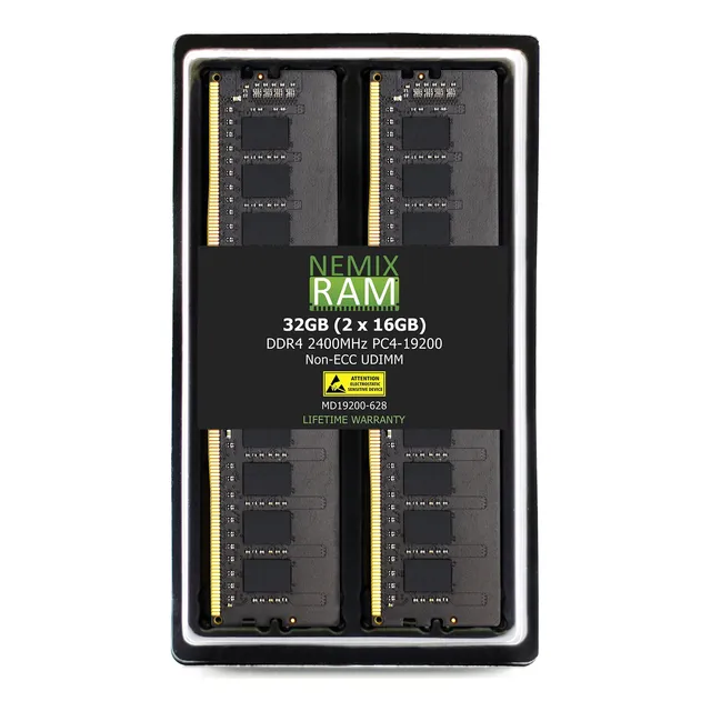 32gb (2x16gb) Ddr4-2400mhz Pc4-19200 Memoria Sin Ecc Udimm
