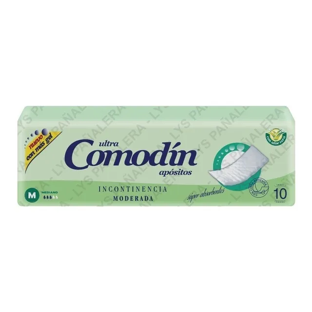 120 Apósitos Comodin Para Incontinencia Moderada