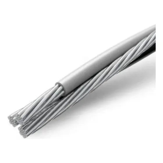 Aluminio Cabo Triplex Vias Preto Cinza +1 Nu 16mm 120 Metros