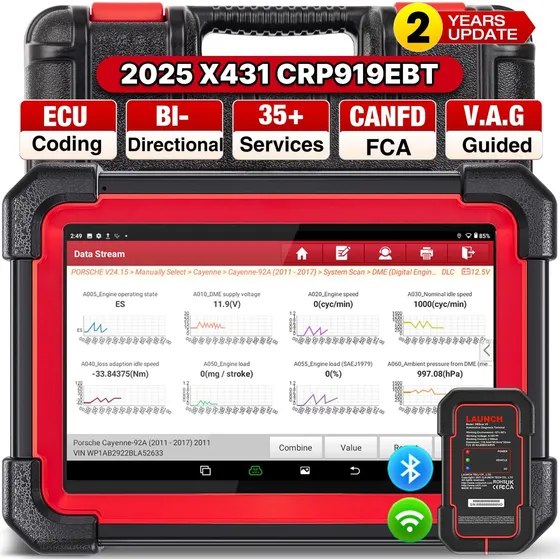 Scanner Launch Crp919e Bt Can-fd Doip Bidireccional Ecu Cod