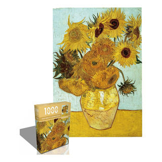Rompecabezas 1000 Piezas 70x50cm - Vincent Van Gogh -sunflower Girasol Rompecabezas 1000 Piezas 70x50cm - Vincent Van Gogh -sunflower Girasol
