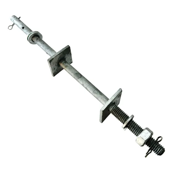 Soporte Paso 1/2 X 8'' De 1 Via Acero Galvanizado Poste