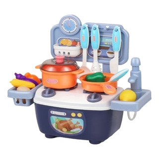 Set De Juguetes De Cocina Equipado Con Grifo Y Simulador De Set De Juguetes De Cocina Equipado Con Grifo Y Simulador De