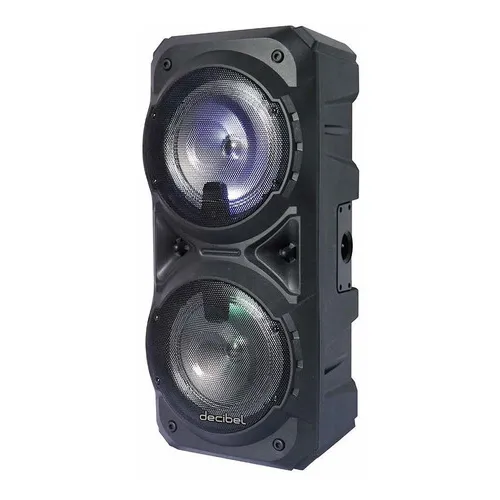 Parlante De Torre Bluetooth Decibel 80w Luces Led + Trípode