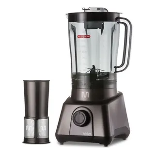 Liquidificador Turbo Cinza 2,6l 1100w 220v Multi Home Lq1162 Liquidificador Turbo Cinza 2,6l 1100w 220v Multi Home Lq1162