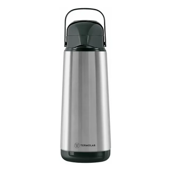 Garrafa térmica de pressão 1,8 litro Inox Lúmina Termolar