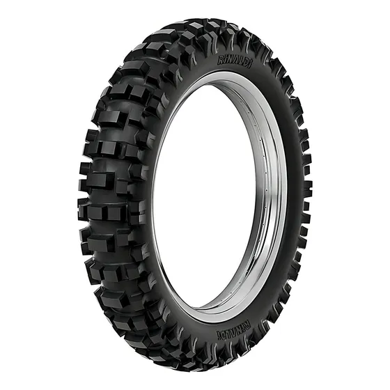 Pneu traseiro para moto Rinaldi RMX 35 Para Uso Com Câmara de Ar 110/90-19 M 62 x 1 unidade