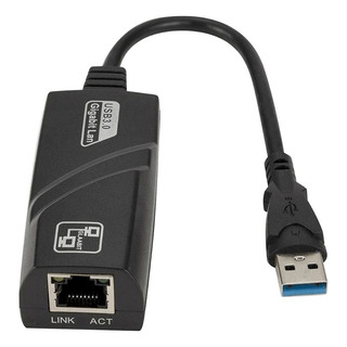 Cabo Adaptador Usb 3.0 Para Rj45 Ethernet 10/100/1000mbps Cabo Adaptador Usb 3.0 Para Rj45 Ethernet 10/100/1000mbps
