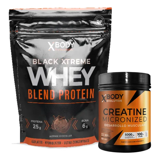 Xbody Whey Protein 2 Lbs + Creatina Monohidrato 300 Grs