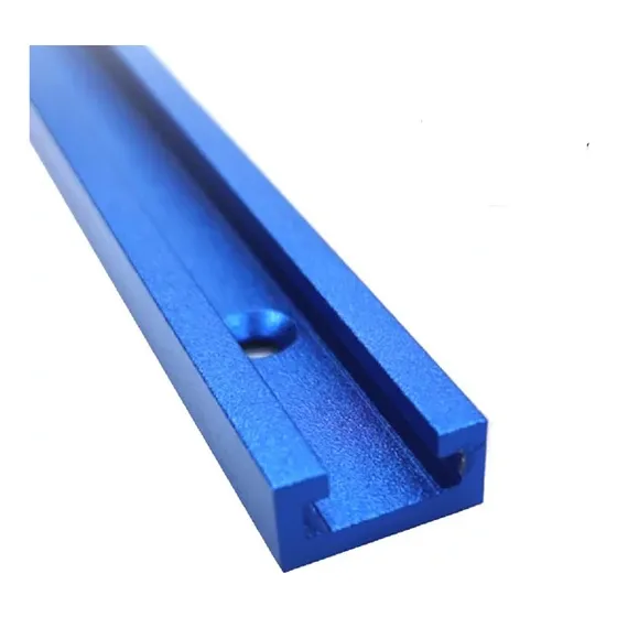 Goldline - T-track Em Alumínio Blue 19mm - Trilho T - 100cm