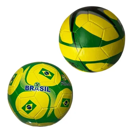 Bola De Futebol N5 verde e Amarelo