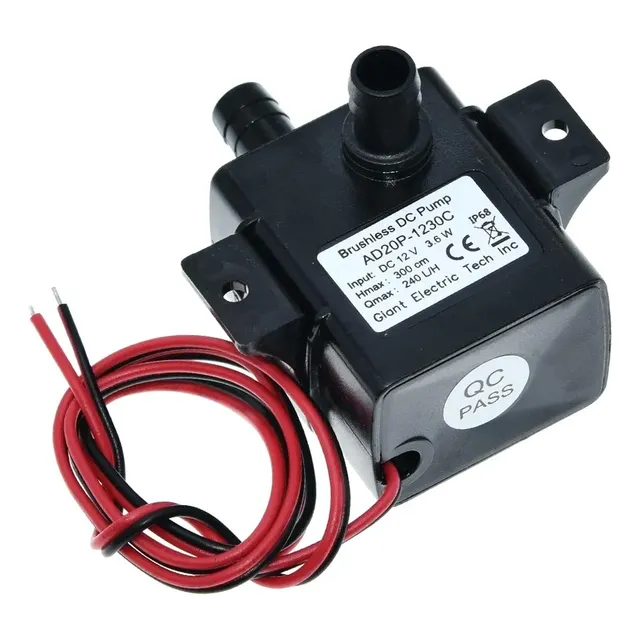 Bomba De Agua Sumergible 12vdc 240l/h 3 Metros