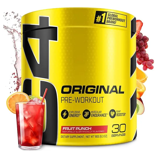 C4 Pre Entreno Cellucor Original 30 Serv Ver Sabores Dentro