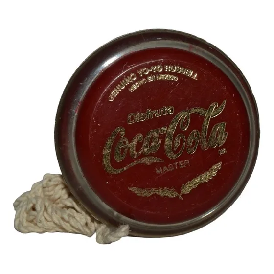 Vintage Genuino Yo-yo Russel Coca Cola Rojo Master M2