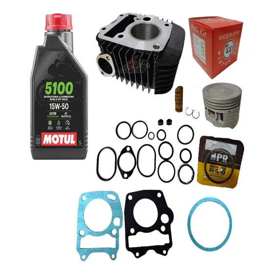 Kit Cilindro + Motul 5100 Honda Biz 125