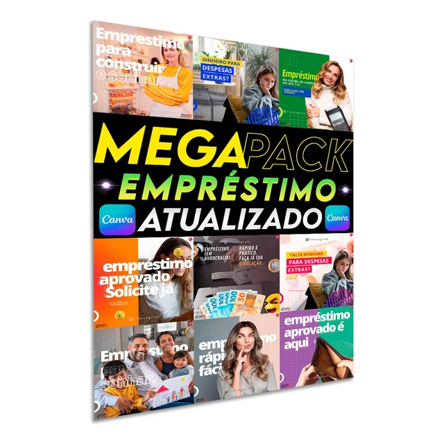 Pacote De 35 Artes De Empréstimos Para Redes Sociais