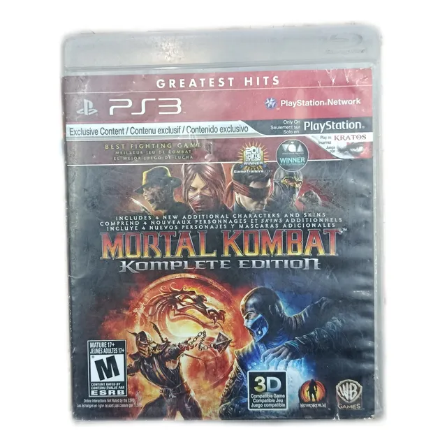 Mortal Kombat Complete Edition Ps3 Original Envío Gratis (Reacondicionado)
