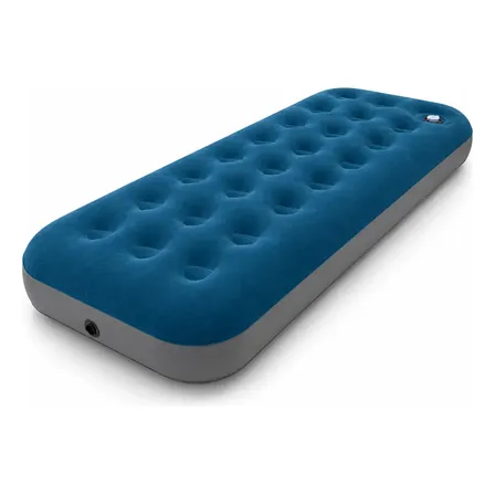Colchão Inflável Solteiro com Bomba de Ar Embutida Avenli Azul 191x73x22cm