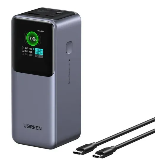 Batería Portátil Ugreen 20000mah Usb-c 130w Carga Rápida