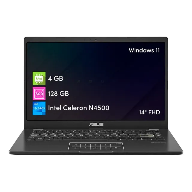 Notebook Asus E410 Intel Celeron 4gb 128gb 14' Win11