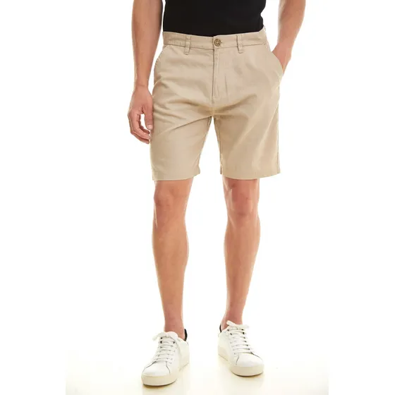 Bermuda Para Hombre Con Bolsillos Chino Lino Bahia Airborn