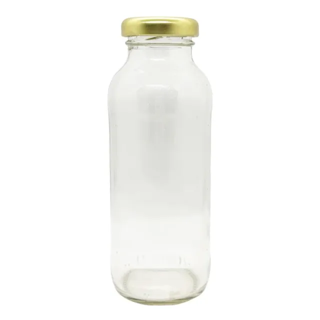 Botella Vidrio Jugo Tomate De 250 Cc C Tapa Axial Ciega X24