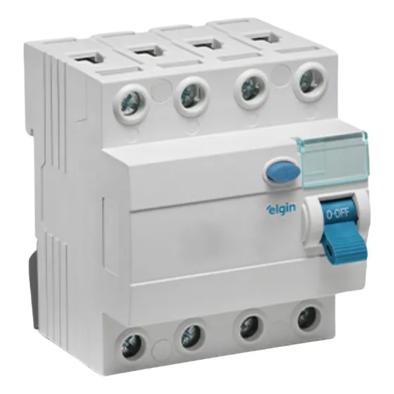 Interruptor Diferencial Residual Idr 30ma 4 Polos Elgin 125a