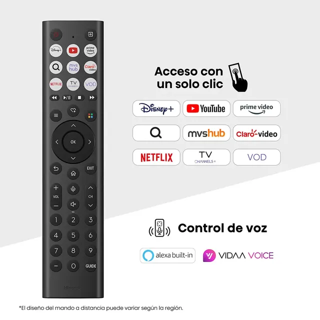 Smart Tv Hisense De 65 Polegadas Vidaa 65u6qv Uled 4k