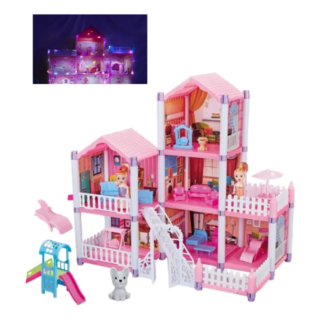 Casita De Muñecas Con Muñeca Y Accesorios - Toy Store