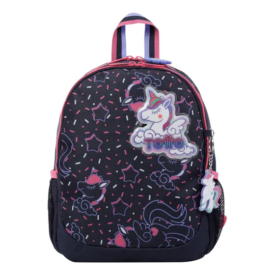 Mochila Totto Escolar Urbana De Niños Impermeable Grande Color Multicolor Diseño De La Tela Lisa