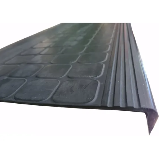 Escalón Goma Indelval Nariz Color Gris Antideslizante X Und