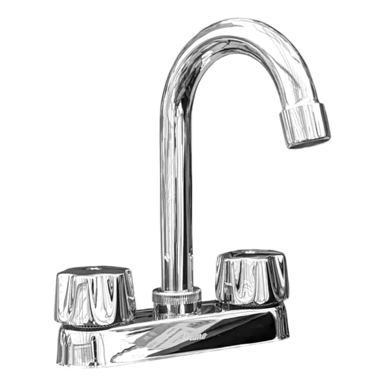 Mezcladora Para Lavabo 4puLG 1/4 De Vuelta Iusa