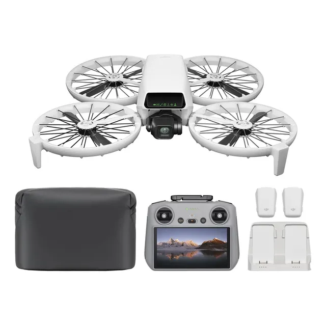 Pack DJI Flip Vuela Más Dron 4K RC 2 3 Baterías 93min