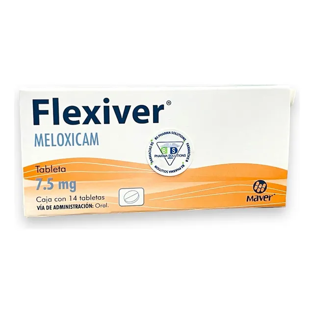 Flexiver Meloxicam 7.5 Mg C/14 Tabletas Maver